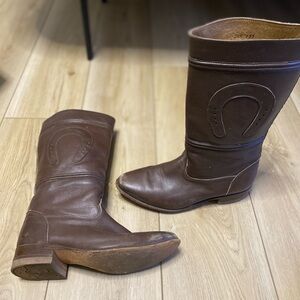 Escaramuza leather riding boots